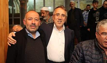 Belediye Başkanı Dr. Mehmet Savran, teravih namazı çıkışında Kadir Gecesi