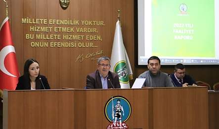 Ödemiş Belediye Meclisi’nin Nisan ayı olağan meclis toplantısının ilk birleşimi