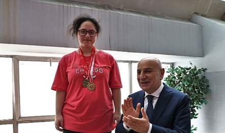 Keçiören Belediye Başkanı Turgut Altınok, Türkiye Yüzme Federasyonu tarafından ilçedeki