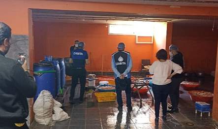 Mersin Yenişehir Belediyesi Zabıta Müdürlüğü ekipleri tarafından bir depoya yapılan