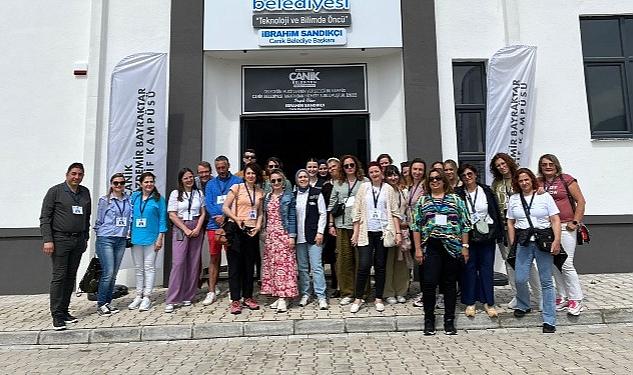 Canik Özdemir Bayraktar Keşif Kampüsü, Avrupalı öğretmenlerden büyük beğeni aldı.