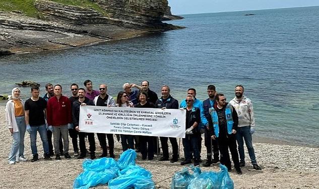 Büyükşehir, Kandıra Sardala Koyu’nda “Deniz Çöpleri İzleme Çalışmaları” projesinin ikinci