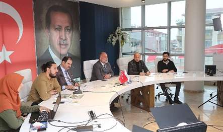 Cumhurbaşkanı Danışmanı Sümeyra Merve Kılınç ile Başkan İbrahim Sandıkçı, Canik’te