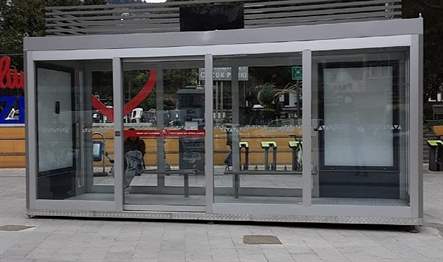 Büyükşehir Belediyesi, Cumhuriyet Parkına kapalı modern durak inşa etti
