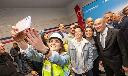 İzmir Büyükşehir Belediyesi'nin hafif raylı sistemin dördüncü aşamasını oluşturan Fahrettin