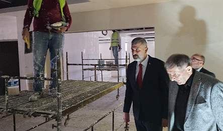 Gölcük Yeni Devlet Hastanesi'nde tamamlanma ihalesini kazanan firma çalışmalara başladı.