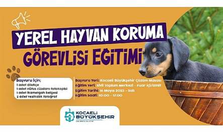 Hayvan Koruma Görevlisi olmak isteyenler için Büyükşehir eğitim programı düzenliyor