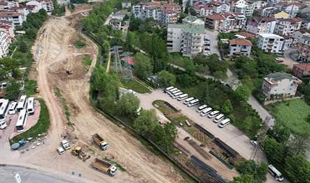 Büyükşehir Belediyesi tarafından Körfez Kaşkaldere (95 Evler) D-100 altı kavşak