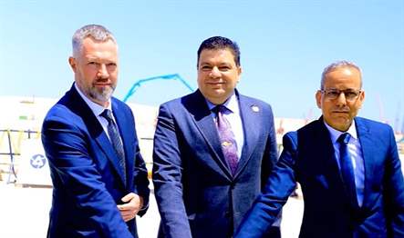 Mısır'daki El-Dabaa inşaat sahasında, El-Dabaa Nükleer Güç Santrali'nin (NGS) 3’üncü
