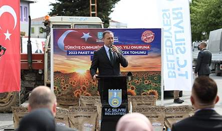Silivri Belediyesi, ilçedeki üreticilere yönelik 7 milyon TL değerindeki 2023