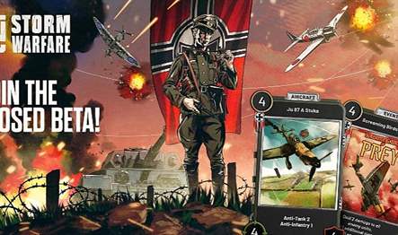 İkinci Dünya Savaşı temalı strateji kart oyunu Storm Warfare, dünya
