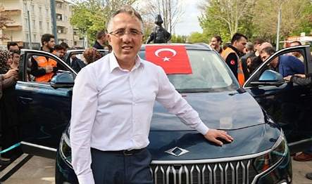 Nevşehir'de, Türkiye'nin yerli otomobili Togg'un ilk akıllı cihaz modeli T10X'in