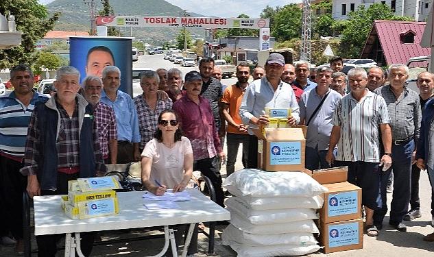 Antalya Büyükşehir Belediyesi, üretici, ürün ve çevre dostu projelerle çiftçinin