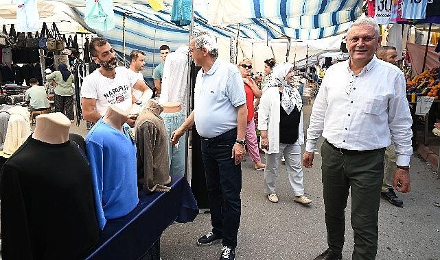 Kemer Belediye Başkanı Necati Topaloğlu, Kemer merkezde kurulan turizm tekstil