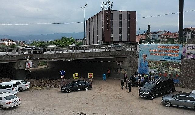 Başkan Büyükakın, Kaşkaldere kavşak projesinin Derince ile Körfez ilçe arasında