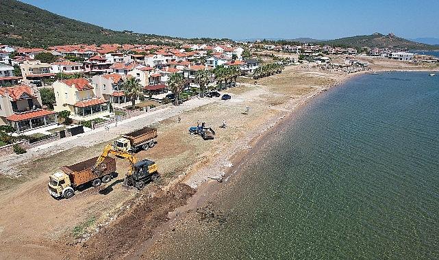 Ayvalık Belediyesi Temizlik ve Fen İşleri Müdürlüğü ekipleri ve iş