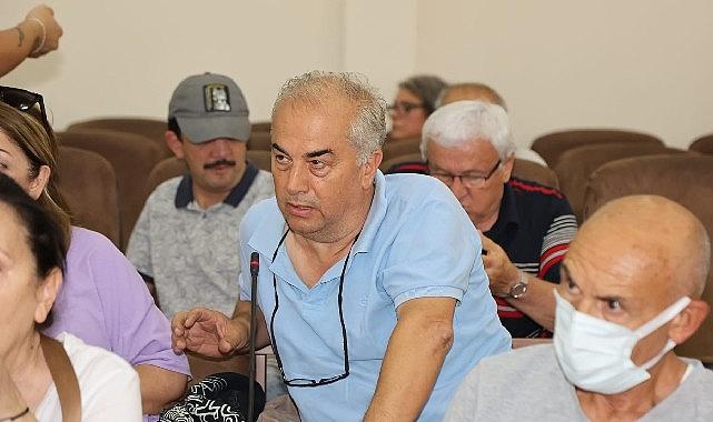 “Vatandaş Buluşması”nda konuşan Urla Belediye Başkan V. Kaymakam Murtaza Dayanç,