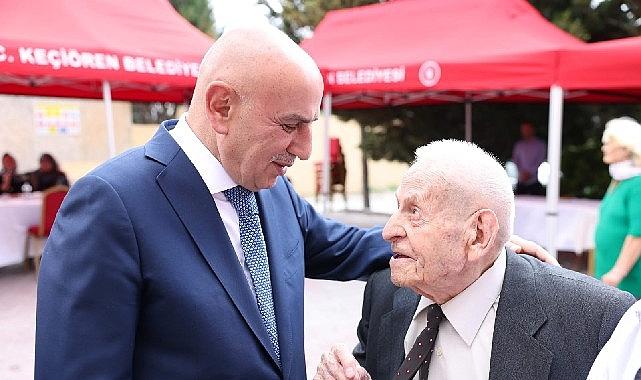 Keçiören Belediye Başkanı Turgut Altınok, Kurban Bayramı kutlama etkinliği kapsamında