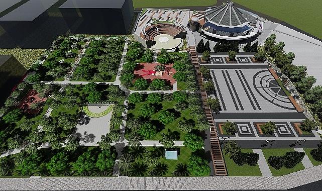 İzmir'in en işlek noktalarından biri olan Üçyol Uğur Mumcu Parkı,
