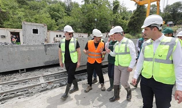 Kocaeli Büyükşehir Belediye Başkanı Tahir Büyükakın, Karamürsel İhsaniye Barajı’nda yapımı