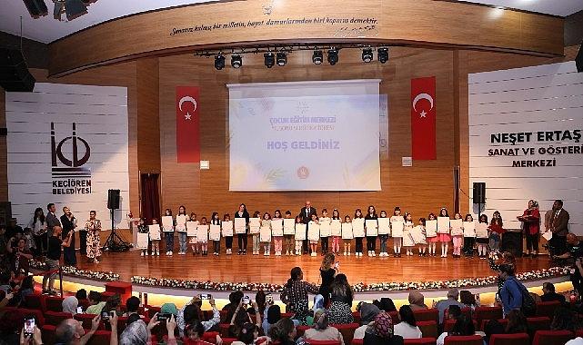 Keçiören Belediyesi bünyesinde hizmet veren Çocuk Eğitim Merkezi’nin (ÇEM) minik
