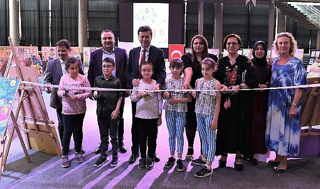 Osmangazi Belediyesi’nin açtığı resim kurslarında eğitim gören yüzlerce öğrencinin yaptığı