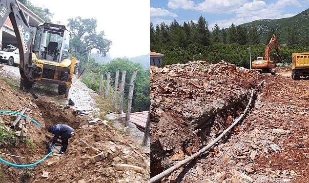 Muğla Büyükşehir Belediyesi MUSKİ Genel Müdürlüğü ekipleri Menteşe ve Ula