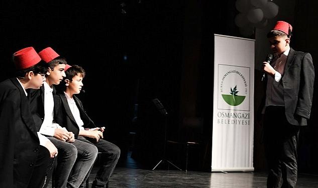 Osmangazi Belediyesi’nin Bilgi Evleri’nde düzenlenen kursları başarıyla tamamlayan öğrenciler, sergiledikleri