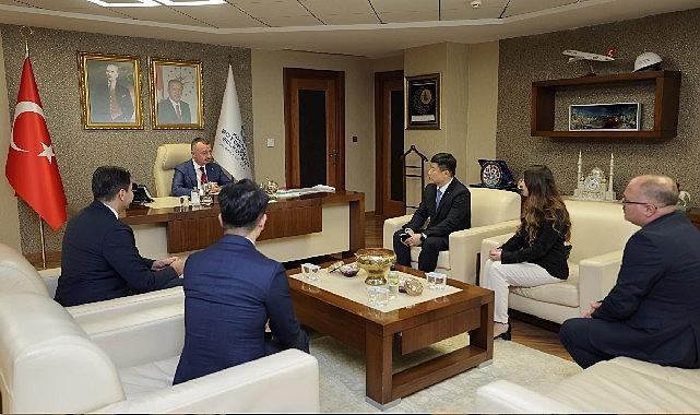 Başkan Büyükakın, görevine kısa bir süre önce başlayan Posco CEO’su