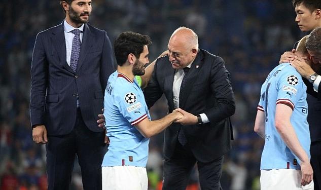 Türkiye Futbol Federasyonu Mehmet Büyükekşi, Türkiye’nin dün akşam İstanbul Atatürk
