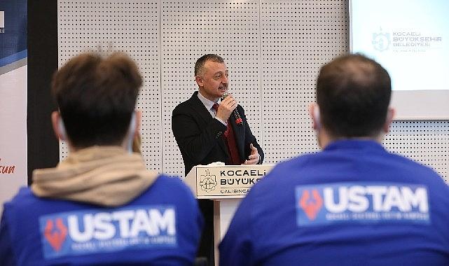 İşçi ve işvereni buluşturan USTAM Kocaeli projesinde, Gazaltı (MAG) Kaynağı,