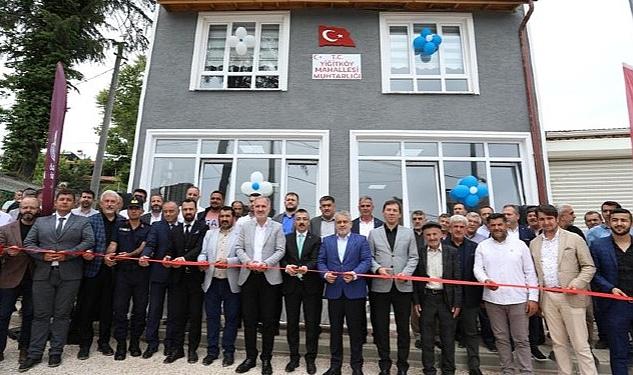 İnegöl Belediyesi, Yiğitköy kırsal mahallesinde artık kullanım ömrünü tamamlamış olan