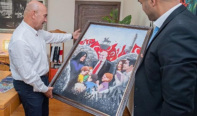 İzmir Büyükşehir Belediye Başkanı Tunç Soyer, Menemen Ahıhıdır Muhtarı Hızır