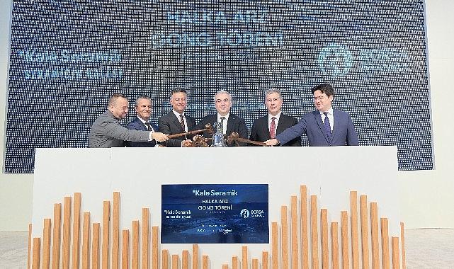 Türkiye seramik sektörünün lideri Kaleseramik, halka arz sürecini başarıyla tamamlayarak,