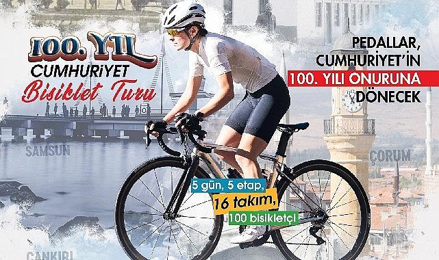 100. Yıl Cumhuriyet Bisiklet Turu’nun 208,8 km’lik ilk etabı olan