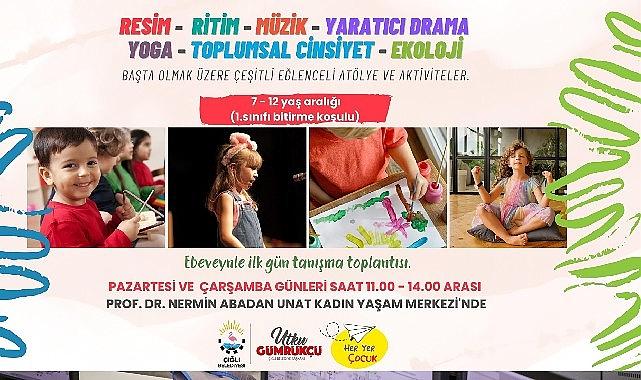 Çiğli Belediyesi, çocuklara sanatla, sporla ve doğayla iç içe yaşama