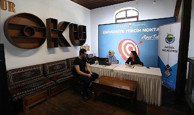 İnegöl Belediyesi, Yükseköğretim Kurumları Sınavı (YKS) tercih sürecinde üniversite adaylarına