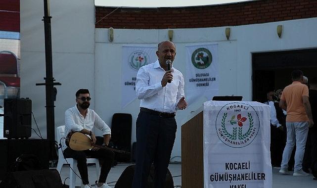 Kocaeli Gümüşhaneliler Vakfının organize ettiği kardeşlik ve dayanışma gecesi Büyükşehir