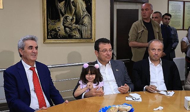 İBB Başkanı Ekrem İmamoğlu, Avcılar Belediye Başkanı Turan Hançerli ve