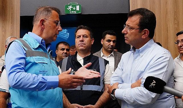 İstanbul Büyükşehir Belediye (İBB) Başkanı Ekrem İmamoğlu, Beylikdüzü Belediye Başkanı