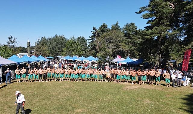 İznik, Elmalı Mahallesi Alıç Yaylası 4. Karakucak Güreşleri muhteşem bir