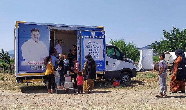 Kınık Belediyesi tarafından hayata geçirilen “Ağız ve Diş Sağlığı Gezici