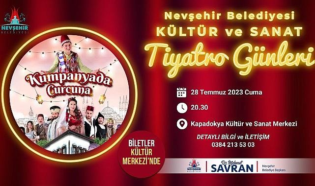 Usta tiyatrocu Cengiz Küçükayvaz’ın yazıp yönettiği “Kumpanyada Curcuna” isimli oyun