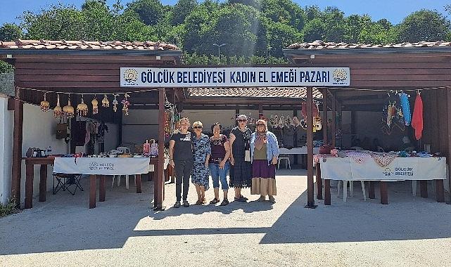 Gölcük Belediyesi tarafından yapımı tamamlanan; ilçedeki kadınların el emeği ürünlerinin