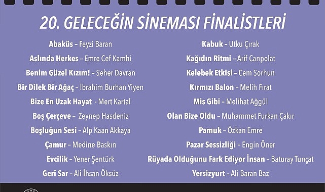 T.C. Kültür ve Turizm Bakanlığı Sinema Genel Müdürlüğü ve TÜRSAK