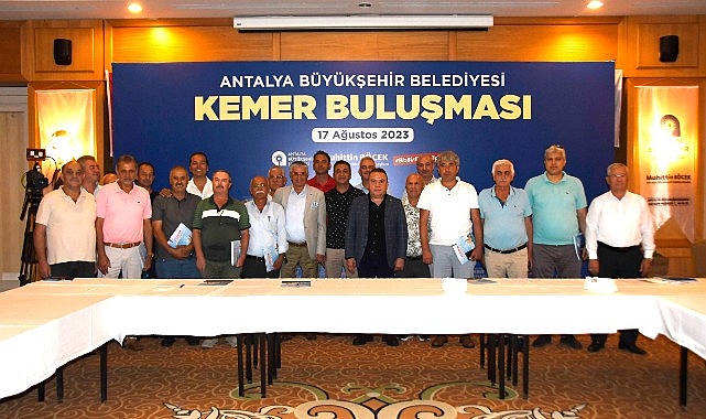 Kemer Belediye Başkanı Necati Topaloğlu, Antalya Büyükşehir Belediyesi tarafından düzenlenen
