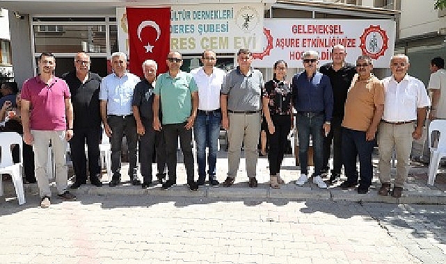Alevi Kültür Dernekleri Menderes Şubesi tarafından düzenlenen aşure etkinliğine Menderes