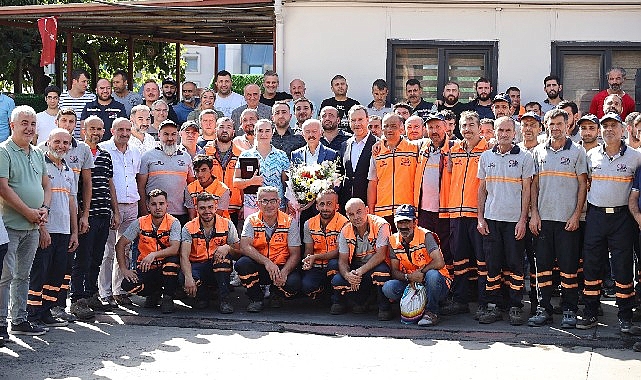 Belediye şirket (BAYPAŞ)  çalışanları ile bir araya gelen Bayrampaşa Belediyesi