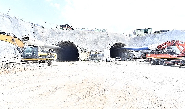 Buca ile Bornova’yı kesintisiz birbirine bağlayacak Onat Tünel’inde çalışmalar 7/24