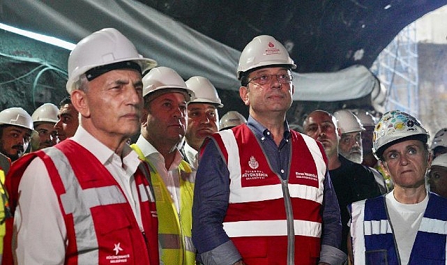 İBB Başkanı Ekrem İmam İmamoğlu, Mahmutbey-Bahçeşehir-Esenyurt Metro Hattı’nda TBM geçişine